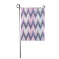 thumbnail image 1 of JSDART Purple Abstract Pink Color Zigzag Aztec Baby Garden Flag Decorative Flag House Banner 28x40 inch, 1 of 1