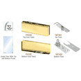 thumbnail image 2 of CRL PHA1BR Polished Brass North American Patch Door Kit - Without Lock, 2 of 8