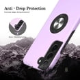 thumbnail image 5 of Galaxy S22 Case, Samsung Galaxy S22 Case with HD Screen Protector,  [Military Grade] Shockproof Protection Case with 360° Magnetic Ring Holder Kickstand Phone Case for Samsung S22, Purple, 5 of 16