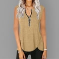 thumbnail image 3 of Pink Tank Tops for Women Casual Plain Summer Tank Tops Adjustable Baggy Scoop Neck Sleeveless Shirts Camisole Vest Undershirt Basic Tanks Top, 3 of 5