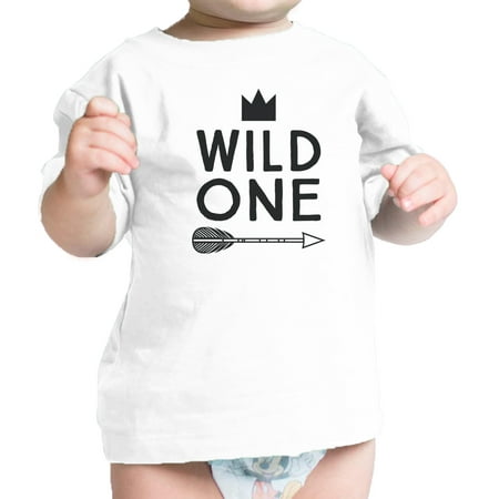 

Wild One White Infant Graphic T-Shirt Family Matching Outfits Gift