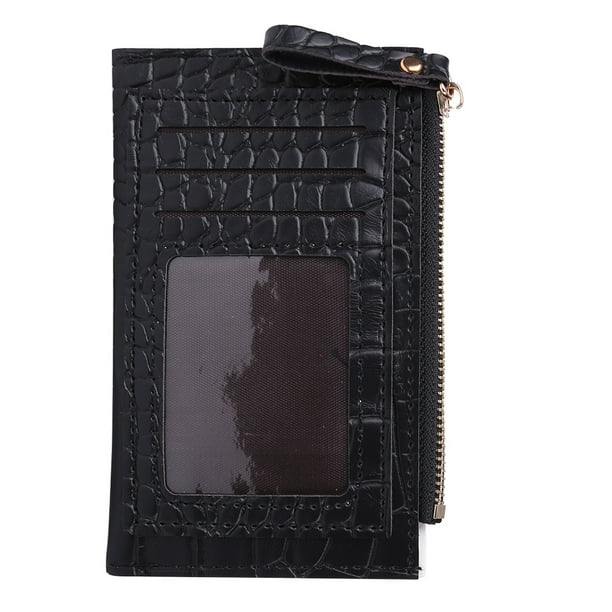 Cartera informal de piel sintética con diseño de cocodrilo para mujer