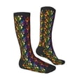 thumbnail image 4 of Lsque Colorful Dreamcatcher Printed Crew Socks Men's Women's LightWeight Thin Casual Calf Socks ,Knee High Socks,Cotton Socks, 4 of 9