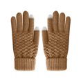 thumbnail image 4 of YUEHAO Household Tools Warm Outdoor Winter Knit Gloves Gloves Velvet Gloves Women'S Gloves Khaki, 4 of 5