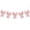 #3-Pink【5 Bows + Hemp Rope + 20 Glue Dots】, variant on 5PCS Green Polyester Flocked Big Bow Decorations, Oversized Hanging Ornament for Christmas Tree Wall Window, Holiday Party Birthday Wedding Decoration, Topliu