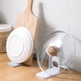 thumbnail image 6 of Collapsible ABS Plate Drainer with Slots Kitchen Non-slipping Pot Lids Holder Multifunctional Pot Cover Holder, 6 of 6
