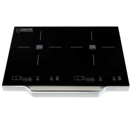 Dual burner freestanding Portable Induction Cooktop with touch control and 12 heat levels with (Best Freestanding Induction Range)