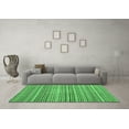 thumbnail image 3 of Ahgly Company Indoor Rectangle Abstract Emerald Green Modern Area Rugs, 7' x 9', 3 of 4
