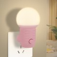 thumbnail image 4 of Luz De Noche Interruptor de botón de luz nocturna de ambiente LED Accesorios para el hogar enchufables (rosa EE. UU.) Likrtyny Para estrenar, 4 of 8
