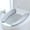Gray, variant on Hiroekza Toilet Seat Covers,Soft Warmer Toilet Seat Cushion Cover Thickened Toilet Seat Pad Two Piece Adhesive Rainproof Toilet Seat Cover Washable Toilet Seat Pad Reusable Clearance