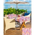 thumbnail image 5 of Fsddascl Purple Coral Coastal Outdoor Tablecloth - 60x120 Inch Rectangle Dining Table Cover, Summer Beach Nautical Ocean Sea Waterproof Outdoor Table Cloth with Umbrella Hole & Zipper for Patio, 5 of 7