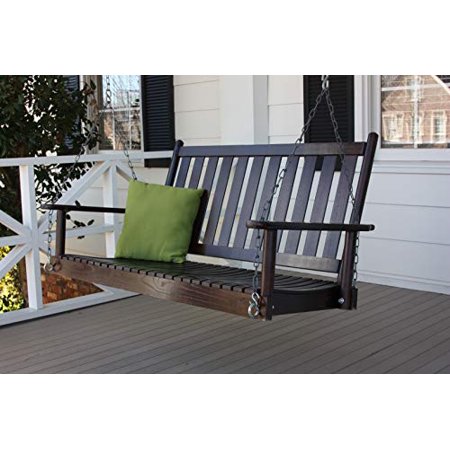 Dixie Seating Asheville Wood 4 Porch Swing No 58rta Cranberry