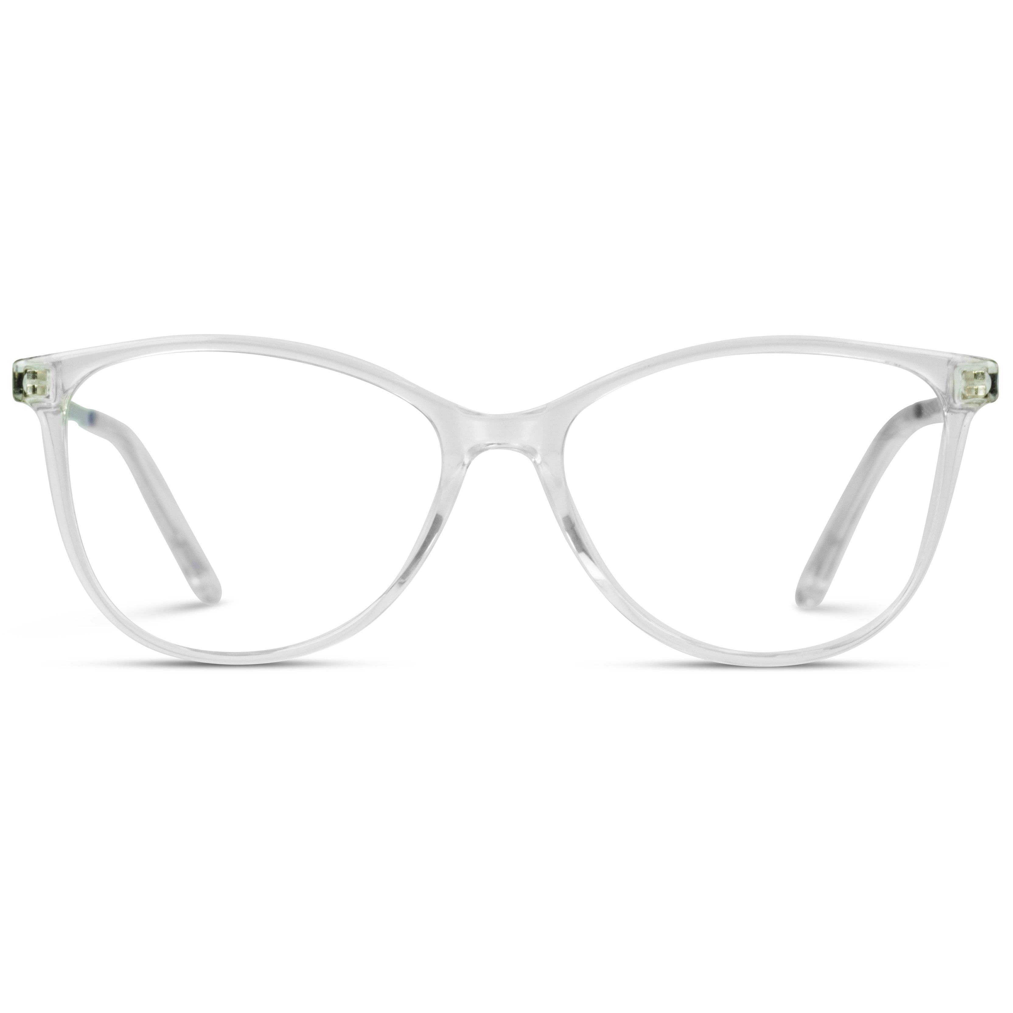 Cat Eye Glasses Clear Frame Non Prescription Glasses WearMe Pro