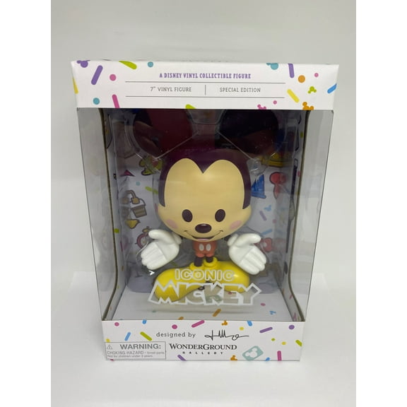 Disney Parks Wonderground Gallery Mickey Vinyl Figure New with Box