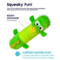 thumbnail image 2 of Juguete para perro Petstages Big Squeak Gator de peluche, tamaño mediano, 2 of 5