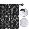 thumbnail image 4 of Blackout Kids Curtains,Black White Sun Moon Snake Butterfly Pattern Childrens Insulated Curtains Set Of 2,Bedroom Essentials,Toddler Room Decor 42x54in(106x137cm), 4 of 5