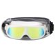 thumbnail image 3 of Gafas de natación antivaho impermeables con montura grande para adultos, suministro de buceo de vidrio liso electrochapado, color blanco, 3 of 8
