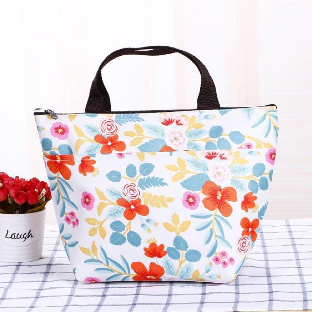 patterned lunch bag