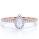 thumbnail image 1 of JeenMata Alianza de Boda Sofisticada con Engaste de Cruz Infinito Pavé en Oro Blanco de 18 K sobre Plata, 1 of 6