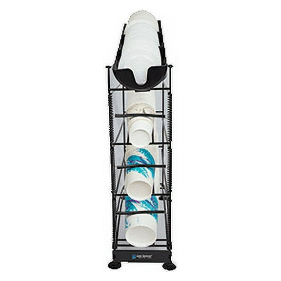 San Jamar C8504WF Wireworks Cup Dispenser & Lid Organizer