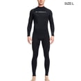 thumbnail image 2 of Trajes de buceo Traje de buceo Hombre y traje de mujer Traje de baño completo Cuerpo completo UPF 50 Sunprotection para buceo Snorkeling Surfing Natación Negro L Yuarrent OD003634-02, 2 of 7