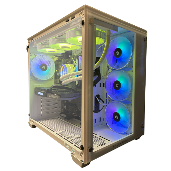 PC JATS GAMER RYZEN 7 5700X / RTX 3070 / RAM 32GB WHITE RGB / 1TB SSD + 1TB HDD