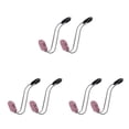 thumbnail image 1 of Riwesomey 1 par de colgadores de asiento trasero limpios 30kg capacidad máxima de carga decoración Interior del automóvil fácil de instalar estante de Rosado 3piezas Riwesomey CBP229091, 1 of 6