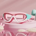 thumbnail image 2 of ZACPNCV Kids Swim Goggles UV Protection Fog Proof Swimming Goggles with Clips Ear Plugs Pink Free Size, 2 of 4