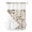 Brown, khaki, linen, variant on No Hook Sage Green Botanical Shower Curtain with Snap in Liner Set, Rustic Country Spring Floral Summer Leaf Waterproof Bathroom Curtains with See Through Top Window, Hotel Style Modern 66 x 72 Inch