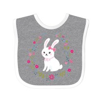 Inktastic Easter Bunny Rabbit Girls Baby Bib