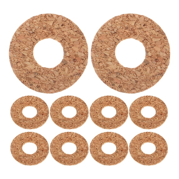 40PCS Non Slip Guitar Picks Grips Cork Self Adhesive Pads for Electric Acoustic Guitar Anti Skid Pick Grips Accessories