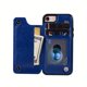 thumbnail image 1 of For IPhone 15 14 13 12 11 Pro Max XR XS Max SE 2022/2020 7 8 Plus Wallet Case With Card Holder, PU Faux Leather Kickstand Card Slots Case, Double Magnetic Clasp And Durable Shockproof Cover, 1 of 5