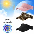 thumbnail image 4 of Minzimin 1Pack Sun Visor Hats for Women Men Adjustable UV Protection Outdoor Sports Golf Running Sun Caps, 4 of 7