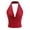 AB713 Red, variant on Tank Tops For Women Summer Halter Neck Sleeveless Elegant Shirt Ladies Backless Going Out Party Cami T-Shirt Size M Red