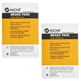 thumbnail image 2 of Niche Jeu de Plaquettes de Frein Droit pour Can-Am Traxter HD10 Semi-Métalliques UTV, Lot de 2 519-KPA2330D, 2 of 5