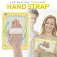 thumbnail image 2 of [Full-Body] Shock-Proof Case for Kids with [Screen Protector] [375 Rotating Hand Strap] &Stand [Pen Holder] for iPad 10.2 2019/2020 （Yellow）, 2 of 4