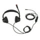 thumbnail image 2 of Auriculares telefónicos de 2,5 mm con cancelación de ruido, ajuste de volumen, auriculares binaurales silenciosos para centro de llamadas con micrófono para teléfono fijo, 2 of 14