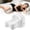White, variant on YardChic Leg & Knee Foam Support Pillow, Memory Foam Leg Pillow, for Sciatica,Knees,Hips,Joint and Back Pain Relief When Side Sleeping Spine Alignment Support for Knee Surgery Recovery, Gray