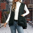 thumbnail image 4 of Womens Vest Womens Puffy Vest Zipper Sleeveless Lightweight Vests Womens Winter Vest Womans Clothes, 4 of 7