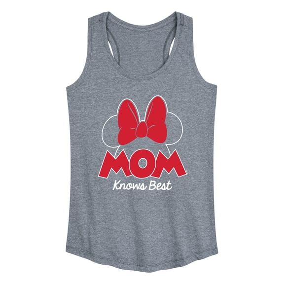Disney - Mom Knows Best Minnie Graphic Racerback Tank
