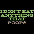thumbnail image 3 of CafePress - Don't Eat Anything That Poops Men's Dark Pajamas - Men's Dark Loose Fit Cotton Pajama Set, 3 of 7
