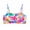 Pink, variant on EliteGoogv Bandeau Bikini Top For Women Removable Straps Tube Swimsuit Top Summer Beach Pool Swimwear Multicolour