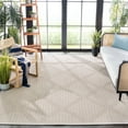thumbnail image 5 of SAFAVIEH Machine Washable Rug Indoor/Outdoor Bermuda Collection - Bermuda Julijana Geometric Diamonds Indoor/Outdoor Area Rug Light Blue/Ivory, 6'7" x 6'7" Round, 5 of 5