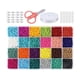 thumbnail image 5 of Kit de cuentas espaciadoras de arcilla redondas, cuentas sueltas de colores mixtos para hacer pulseras y collares. 4mm 6000 piezas, 5 of 9