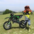 thumbnail image 5 of Seipouy 49cc Gas Dirt Bikes, 2 Stroke Gas Motorcycle for Kids, Pocket Bike with Front Rear Disc Brakes, Off-Road Tires, Shock Absorption Springs, Soft Seat Cushion, Gas Dirt Bikes for Kids 6-12, 5 of 8