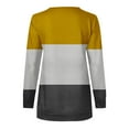 thumbnail image 5 of BLVB Women's Casual Color Block Sweatshirts Long Sleeve Half Zipper Loose Lightweight Pullover Tops Fall Clothes 2023, 5 of 5