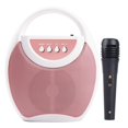 thumbnail image 4 of de micrófono de , juguetes para , niñas de 2 , reproductor de para con canciones, música, luces intermitentes, Rosado CUTICAT máquina de karaoke bluetooth, 4 of 7