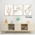 thumbnail image 2 of Beige Botanical Poster Neutral Plant Wall Art Set of 3 Boho Minimalist Flower Artwork Modern Nature Floral Pictures Farmhouse Canvas Art Prints for Wall Decor Aesthetic Unframed 12x16in, 2 of 6