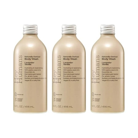 HEY HUMANS Body Wash Lavender Vanilla - 14 fl oz - (Pack of 3)