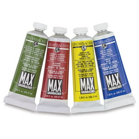 Grumbacher Max Artists' Water Miscible Oil Colors (Best Water Miscible Oil Paint)
